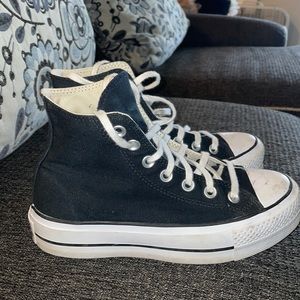 Black Platform Converse